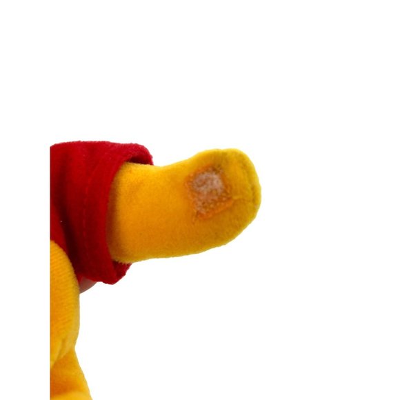 Winnie the Pooh 1997 Mattel Disney Beanbag Plush Holding Hands Plushie 7” - Picture 7 of 10
